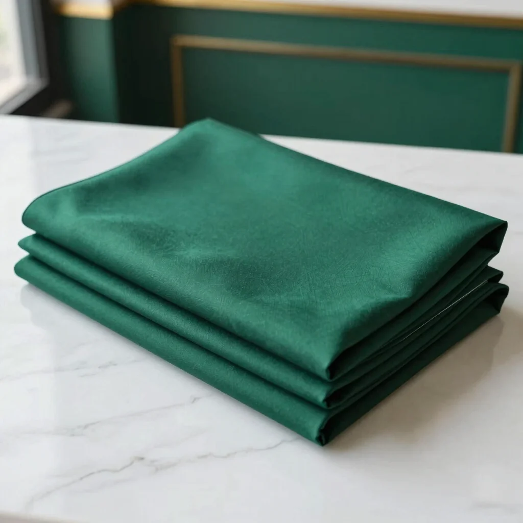 Royal Wash & Wear Fabric - Emerald Green